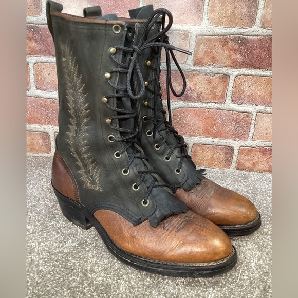 Abilene Boots Men’s Vintage Packer Boots size 8 EE main image 7